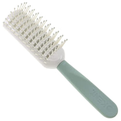 Kent KCR3 "Create" Tunnel Vented Hair Brush for Blowdrying, Creating Root Lift, and Volume in All Hair Types - Vent Brush with Green Ergonomic Handle