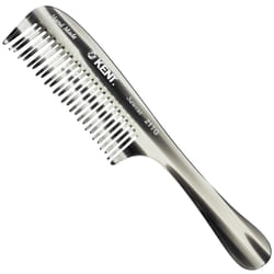 Kent 21T Large Hair Detangling Comb Double Wide Tooth Comb for Curly Wavy Hair Hair Detangler Comb for Wet and Dry Hair SawCut Handmade Kent Comb