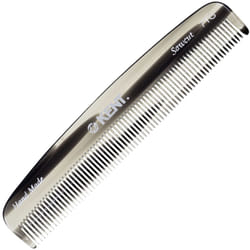 Kent 7T G All Fine Tooth Pocket Comb for Men - Handmade Hair Comb for Men for Everyday Grooming and Styling - Travel Comb for Hair Care  Mustache and