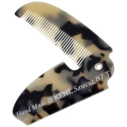 Kent 87T TW Handmade Folding Pocket Comb for Men  Fine Tooth Hair Comb Straightener for Everyday Grooming Styling Hair  Beard or Mustache  Use Dry or