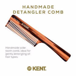 Kent 91T Detangler Combs for Women Wide Tooth Hair Comb for Curly and Wavy Hair  Wide Tooth Combs and Wet Hair Comb  Large Handle Wide Tooth Shower Co