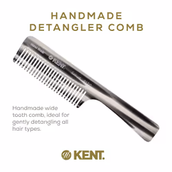 Kent 91TG Detangler Combs for Women Wide Tooth Hair Comb for Curly and Wavy Hair  Wide Tooth Combs and Wet Hair Comb  Large Handle Wide Tooth Shower C