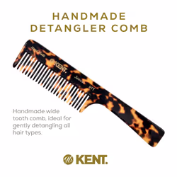 Kent 91TY Detangler Combs for Women Wide Tooth Hair Comb for Curly and Wavy Hair  Wide Tooth Combs and Wet Hair Comb  Large Handle Wide Tooth Shower C