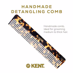 Kent 92TY Wide Tooth Detangler Comb - Curly Hair & All Types  Men's & Women's Wet Comb  Styling & Detangling
