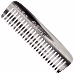 Kent Mini Beard Comb for Men - Wide Tooth Travel Comb for Facial Hair Detangling