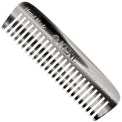 Kent Mini Beard Comb for Men - Wide Tooth Travel Comb for Facial Hair Detangling