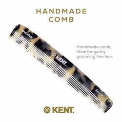 Kent Fine Tooth Parting Comb - Dandruff Hair Comb for Men and Women