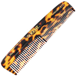 KENT Handmade Pocket Comb for Men  Fine and Wide Tooth Hair Comb  Best Beard Comb and Mustache Comb for Grooming and Styling  Sawcut Kent Comb  Made i