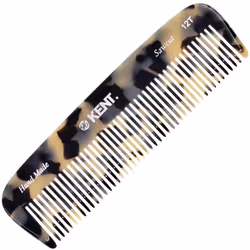 Kent 12T TW Wide Tooth Detangling Comb - Handmade Pocket Comb for Thick Curly and Wavy Hair Grooming - Large Tooth Detangle ...