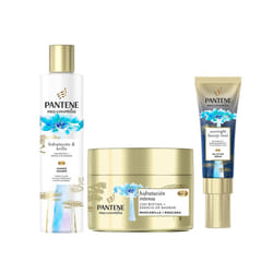Hydra Miracles Shampoo + Mask with Biotin/Baobab Essence + Night Serum with Biotin/Baobab Essence/Hyaluronic Acid, 225 ml + 160 ml + 70 ml