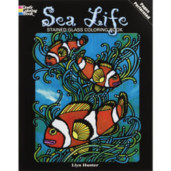 Dover Publications Stained Glass Color Book Sea Life (264920)
