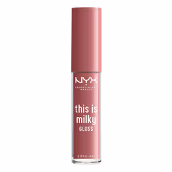 NYX PROFESSIONAL MAKEUP This Is Milky Gloss  Vegan Lip Gloss  12 Hour Hydration - Cherry Skimmed (Dusty Pink Mauve)