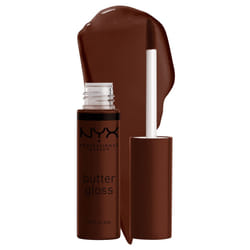 NYX PROFESSIONAL MAKEUP Butter Gloss Brown Sugar  Non-Sticky Lip Gloss - Lava Cake (Rich Brown)