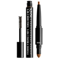 NYX Professional Make Up NYX 3-In-1 Brow Pencil/ Powder / Mascara 1.9ml Caramel