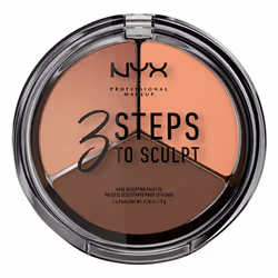 NYX PROFESSIONAL MAKEUP 3 Steps to Sculpt Face Sculpting Contour Palette - Deep