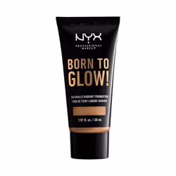 NYX PROFESSIONAL MAKEUP Born To glow Naturally Radiant Foundation, Medium coverage - Neutral Tan