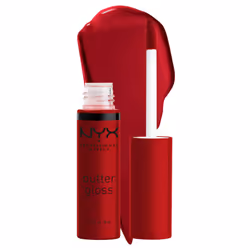NYX PROFESSIONAL MAKEUP Butter Gloss  Non-Sticky Lip Gloss - Rocky Road (Wine)