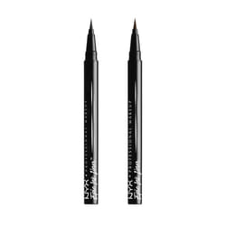 NYX PROFESSIONAL MAKEUP Epic Ink Liner  Waterproof Liquid Eyeliner - Black (Pack Of 2)  Vegan Formula