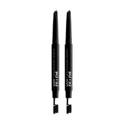 NYX PROFESSIONAL MAKEUP Fill & Fluff Eyebrow Pomade Pencil - Ash Brown Pack Of 2