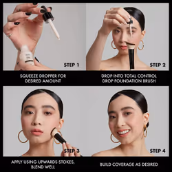 NYX PROFESSIONAL MAKEUP Total Control Pro Drop Foundation  Skin-True Buildable Coverage - Buff