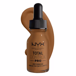 NYX PROFESSIONAL MAKEUP Total Control Pro Drop Foundation  Skin-True Buildable Coverage - Sienna