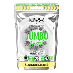 NYX PROFESSIONAL MAKEUP Jumbo Lash! Vegan False Eyelashes  Up to 12HR Wear  Reusable Fake Lashes - Extension Clusters