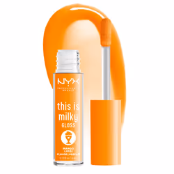 NYX PROFESSIONAL MAKEUP This Is Milky Gloss  Lip Gloss with 12 Hour Hydration  Vegan - Mango Lassi (Orange Cream)
