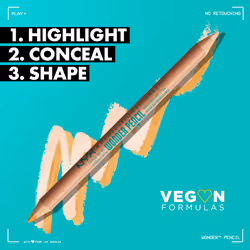 NYX PROFESSIONAL MAKEUP Wonder Pencil  Multi-Use Micro Highlighter & Concealer Stick - Warm Deep