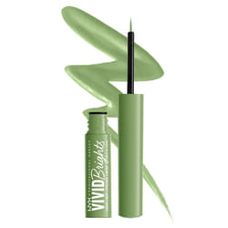 NYX PROFESSIONAL MAKEUP Vivid Brights Liquid Liner  Smear-Resistant Eyeliner with Precise Tip - Ghosted Green