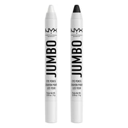 NYX PROFESSIONAL MAKEUP Jumbo Eye Pencil  Blendable Eyeshadow Stick & Eyeliner Pencil - Milk & Black Bean (2-Pack)