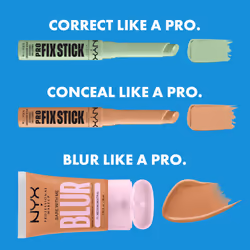 Correcting Concealer Stick, Covers Blemishes, Dark Spots and Discolouration, 12H Wear, Vegan Formula, Pro Fix Stick, Pink