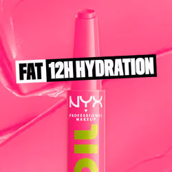 NYX PROFESSIONAL MAKEUP Fat Oil Slick Click  Lightweight  Buildable  Pigmented Vegan Lip Balm - Thriving