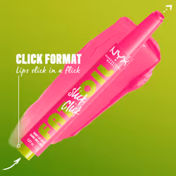 NYX PROFESSIONAL MAKEUP Fat Oil Slick Click  Lightweight  Buildable  Pigmented Vegan Lip Balm - Thriving