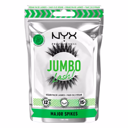 NYX PROFESSIONAL MAKEUP Jumbo Lash! Vegan False Eyelashes Up to 12HR Wear Reusable Fake Lashes - Major Spikes