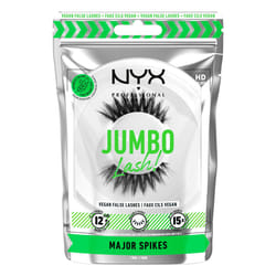 NYX PROFESSIONAL MAKEUP Jumbo Lash! Vegan False Eyelashes  Up to 12HR Wear  Reusable Fake Lashes - Major Spikes