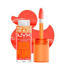 NYX PROFESSIONAL MAKEUP Duck Plump High Pigment Lip Gloss  Lip Plumper Gloss with Spicy Ginger - Peach Out