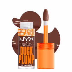 NYX PROFESSIONAL MAKEUP Duck Plump High Pigment Lip Gloss Lip Plumper Gloss with Spicy Ginger - Twice The Spice