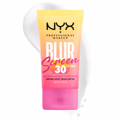 NYX PROFESSIONAL MAKEUP Blurscreen SPF 30 Primer 3-in-1 Blurring Makeup Primer with Sunscreen Vegan Formula with No White C ...