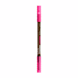 Powder Louder Brow Pencil, Buildable Shades, Up to 12 Hours of Wear, Transfer and Fade Resistant, With Thickening Micro-Fibres, Vegan Formula, Shade: