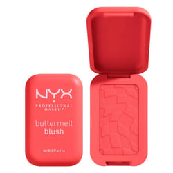 NYX PROFESSIONAL MAKEUP Buttermelt Powder Blush  Fade and Transfer-Resistant Blush  Up to 12HR Make Up Wear  Vegan Formula - Had Butta
