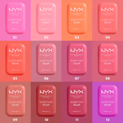 NYX PROFESSIONAL MAKEUP Buttermelt Powder Blush  Fade and Transfer-Resistant Blush  Up to 12HR Make Up Wear  Vegan Formula - Had Butta