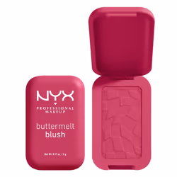 NYX PROFESSIONAL MAKEUP Buttermelt Powder Blush Fade and Transfer-Resistant Blush Up to 12HR Make Up Wear Vegan Formula - ...