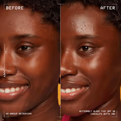 NYX PROFESSIONAL MAKEUP Buttermelt Glaze Soft Glow Skin Tint + SPF 30  Up To 12HR Wear  10 Chocolate Butta