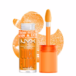 NYX PROFESSIONAL MAKEUP Duck Plump High Pigment Lip Gloss Lip Plumper Gloss with Spicy Ginger Flippin Slime
