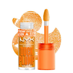 NYX PROFESSIONAL MAKEUP Duck Plump High Pigment Lip Gloss Lip Plumper Gloss with Spicy Ginger  Flippin Slime