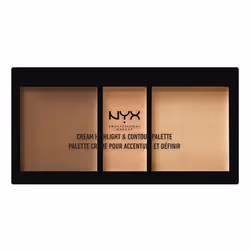 NYX PROFESSIONAL MAKEUP Cream Highlight & Contour Palette Medium