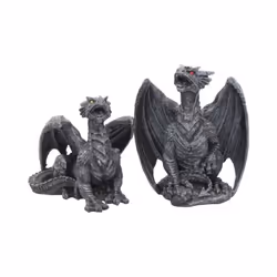 Nemesis Now Dark Fury set of 2 Dragons