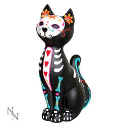Nemesis Now Sugar Cat Kitty Puss Day Of The Dead Decoration Ornament[Sugar Puss,Does Not Apply]