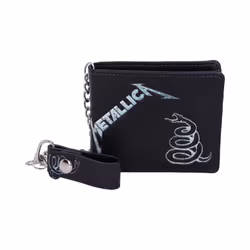 Metallica The Black Album Logo Wallet with Chain