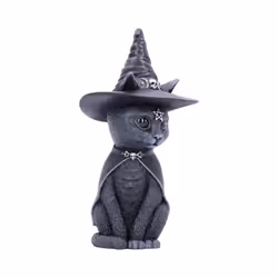 Purrah occult witch cat gothic black cat Nemesis now